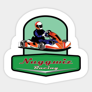 Nuggwiz Go Cart Logo Sticker